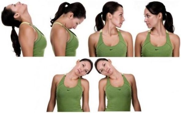 exercice du cou dans le traitement de l'ostéochondrose cervicale